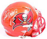 Ronde Barber Signed Tampa Bay Buccaneers Flash Speed Mini Helmet-Beckett W Holo