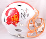 Ronde Barber Autographed Buccaneers F/S 76-96 Speed Helmet w/HOF-Beckett W Holo