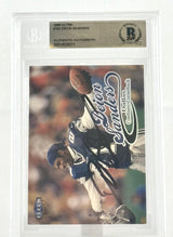 1999 Fleer Ultra #102 Deion Sanders Dallas Cowboys Autograph Beckett Authentic