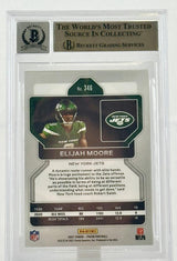 2021 Panini Prizm #346 Elijah Moore Auto New York Jets BAS Autograph 10