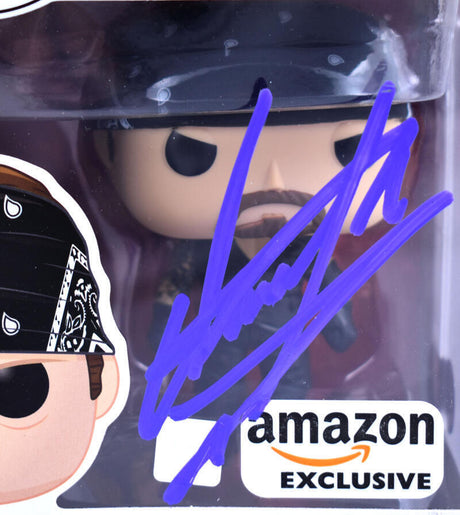 Undertaker Autographed WWE Funko Pop Figurine #81- Beckett W Hologram *Purple