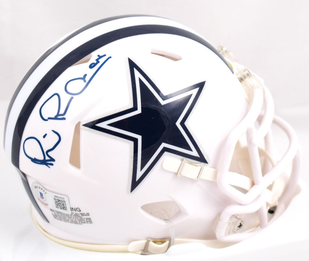 Michael Irvin Autographed Dallas Cowboys ALT Speed Mini Helmet-Beckett W Holo