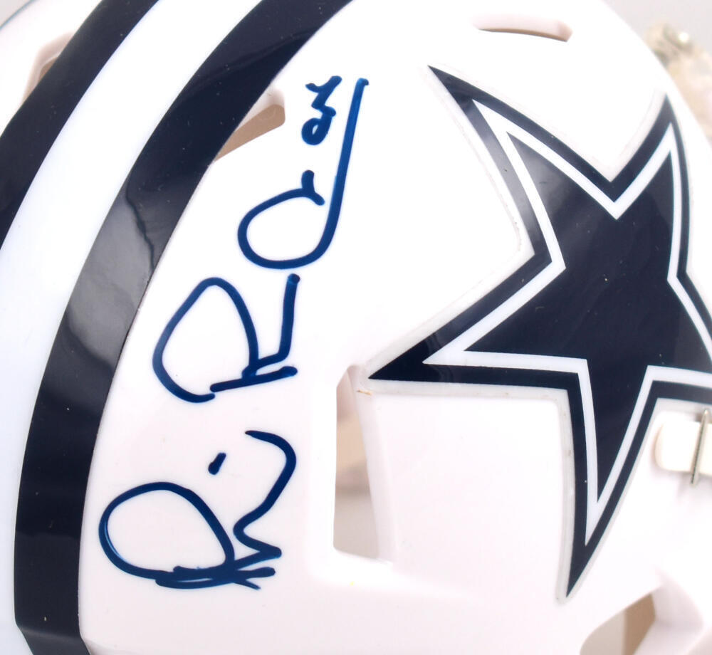 Michael Irvin Autographed Dallas Cowboys ALT Speed Mini Helmet-Beckett W Holo