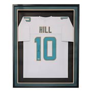 Tyreek Hill Miami Signed Framed Custom White Football Jersey BAS ITP - Sports Integrity