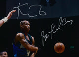 Kevin Garnett Stephon Marbury Signed Timberwolves 16x20 Pass Photo-BeckettW Holo