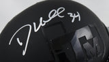 Dante Hall Autographed Texas A&M Aggies Black Schutt Mini Helmet- JSA W *Silver