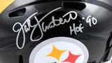 Jack Lambert Autographed Steelers F/S 63-76 Speed Helmet w/ HOF- Beckett W Holo