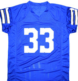 Tony Dorsett Autographed Blue Pro Style Jersey w/HOF- Beckett W Hologram *Black