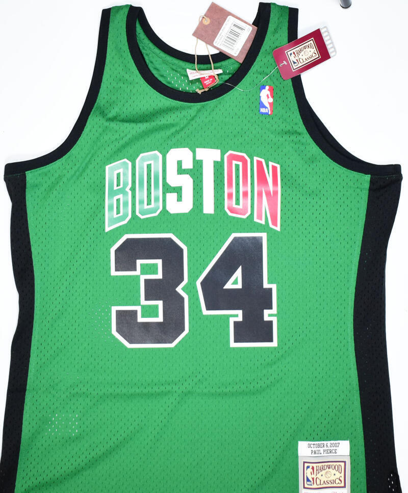 Paul Pierce Signed Celtics Mitchell & Ness Green HWC Swingman Jersey- Fanatics