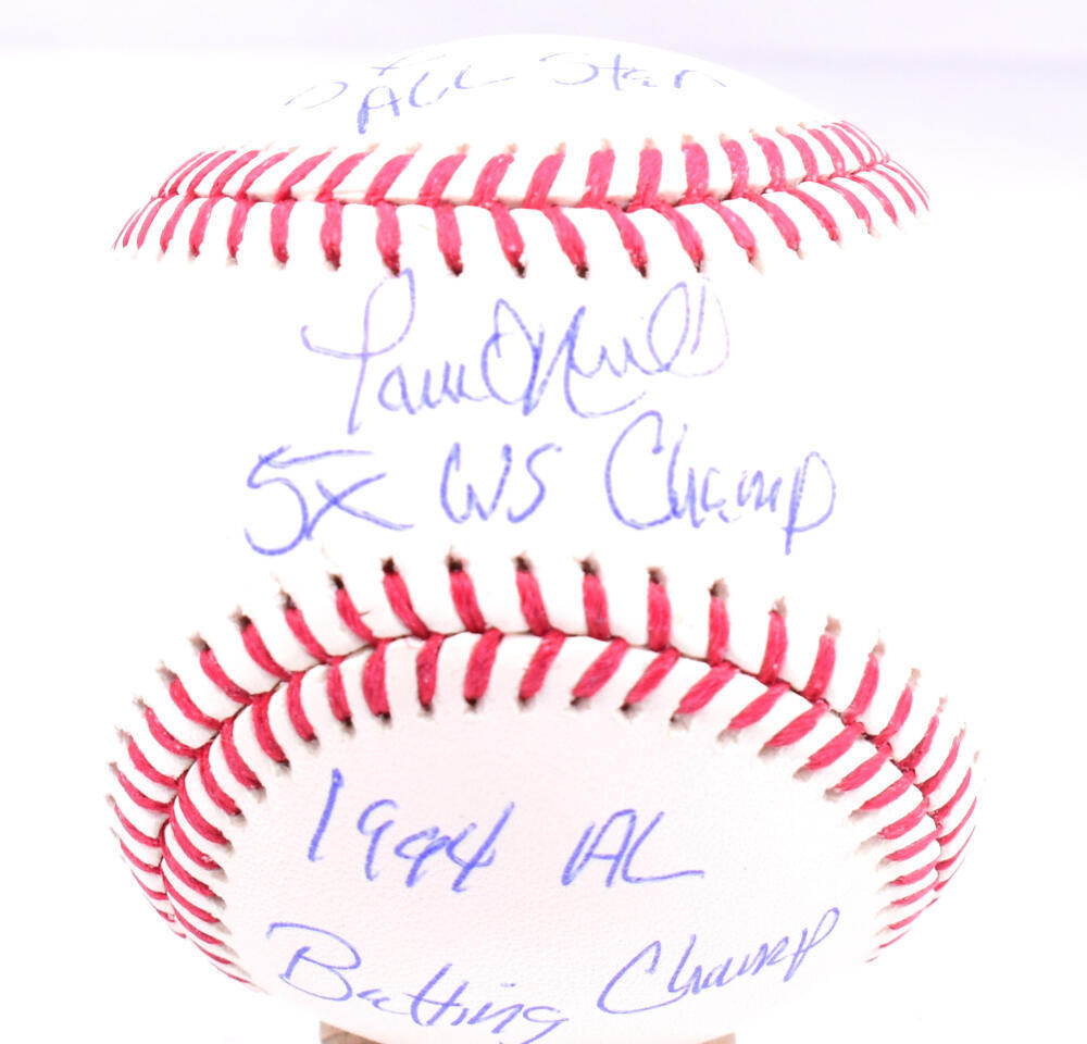 Paul O'Neill Autographed OML Baseball w/ 3 Inscriptions- Beckett W Holo