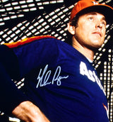 Nolan Ryan Autographed Houston Astros 16X20 Astrodome Away Photo- AIV Hologram