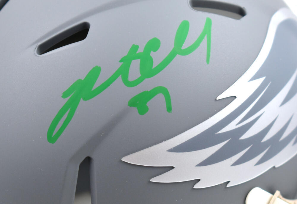 Brent Celek Signed Philadelphia Eagles Slate Speed Mini Helmet-Beckett W