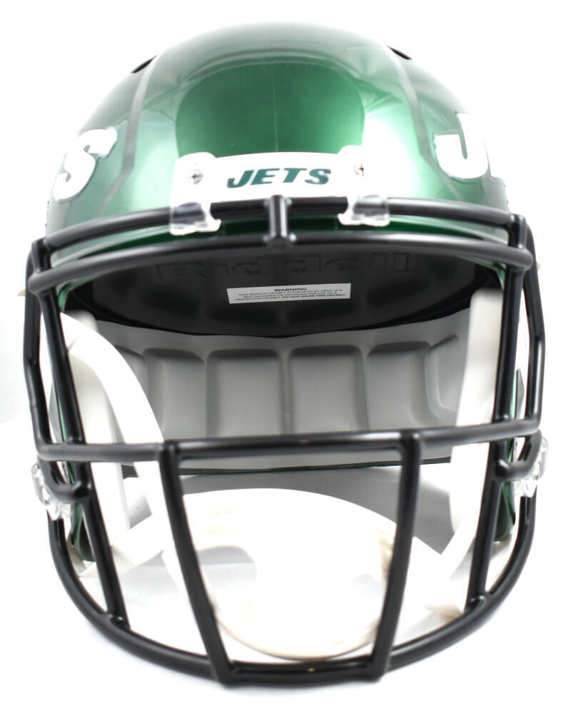 Garrett Wilson Autographed New York Jets F/S Speed Helmet- Fanatics *White