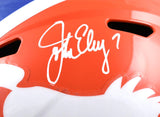 John Elway Autographed Denver Broncos F/S 1966 Speed Helmet - Beckett W Hologram