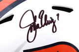 John Elway Autographed Denver Broncos F/S Alt 2023 Speed Helmet - Beckett W Holo