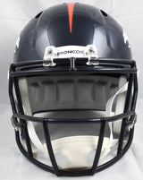 Shannon Sharpe Autographed Denver Broncos F/S Speed Helmet- Beckett W Hologram