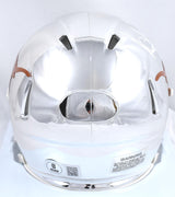 Vince Young Autographed Texas Longhorns Chrome Speed Mini Helmet- Beckett W Holo