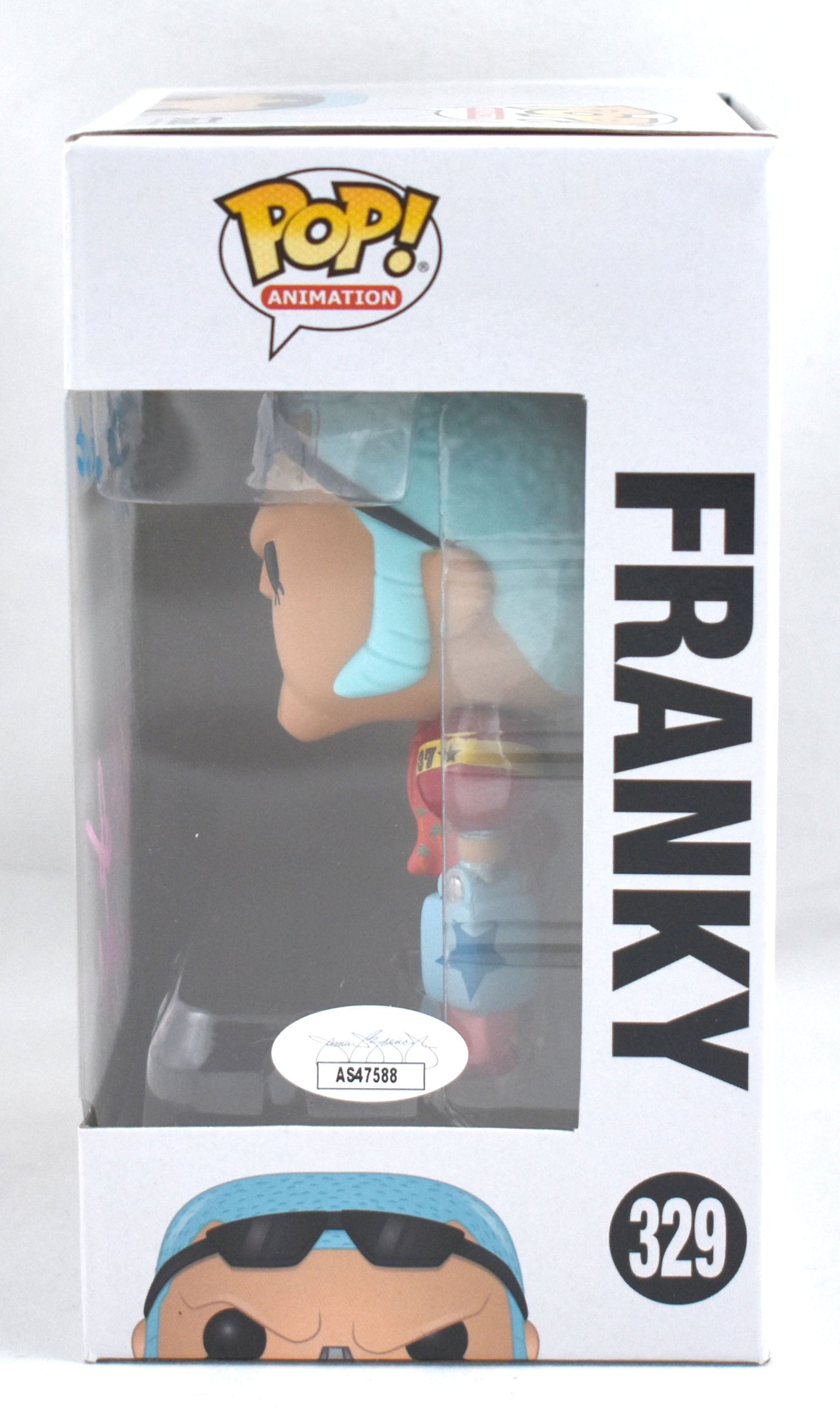 Patrick Seitz Autographed Funko POP One Piece Franky w /Inscription #329-JSA #10