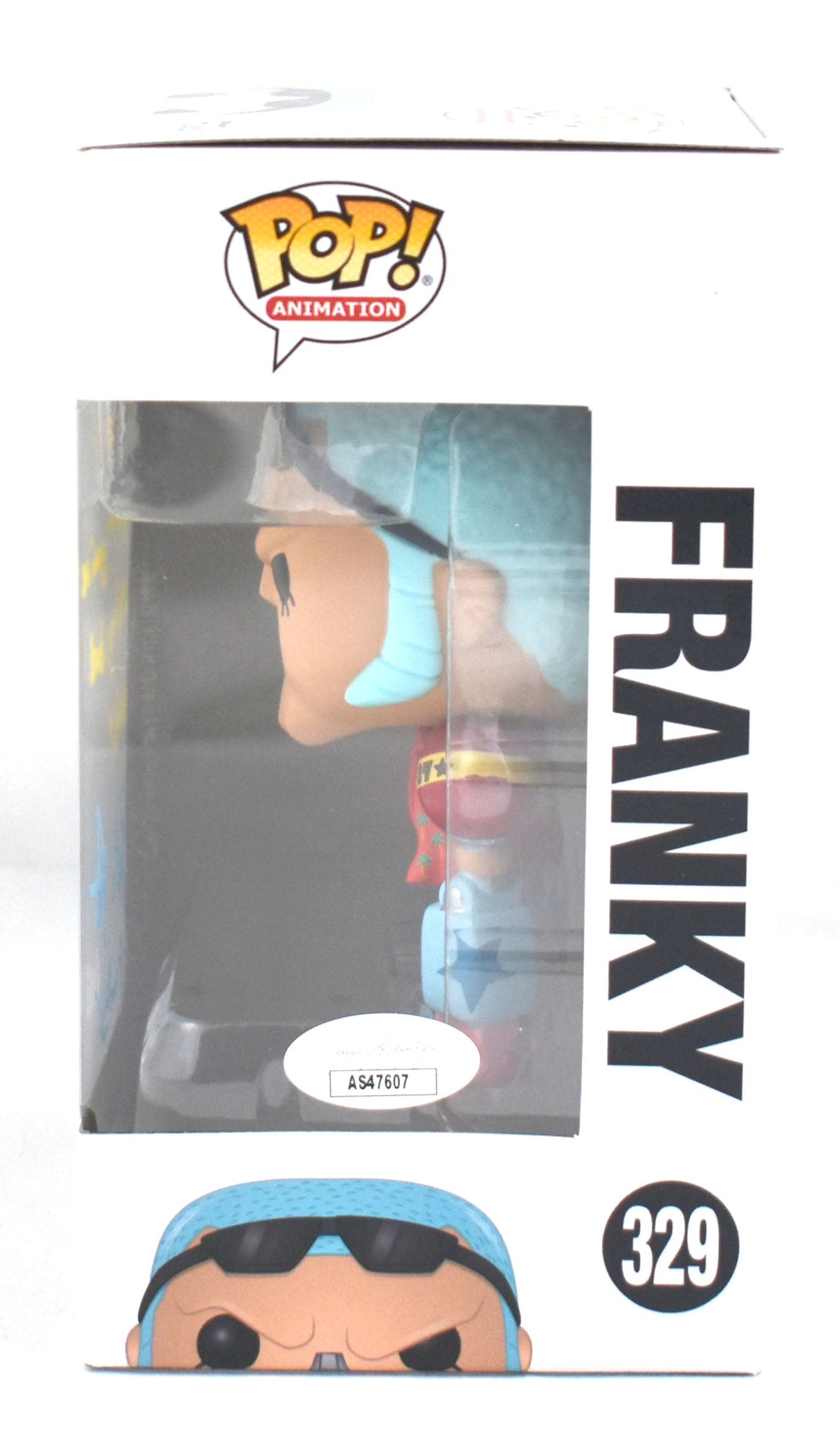 Patrick Seitz Signed Funko POP One Piece Franky w /Inscription #329- JSA #12