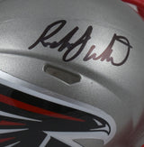 Roddy White Autographed Atlanta Falcons Flash Speed Mini Helmet - Beckett W Holo