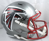 Andre Rison Autographed Atlanta Falcons F/S Flash Speed Helmet-Beckett W Holo