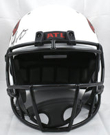 Roddy White Autographed Atlanta Falcons F/S Lunar Speed Helmet-Beckett W Holo