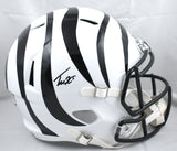 Tee Higgins Autographed Bengals F/S Alternate Speed Helmet - Beckett W Hologram