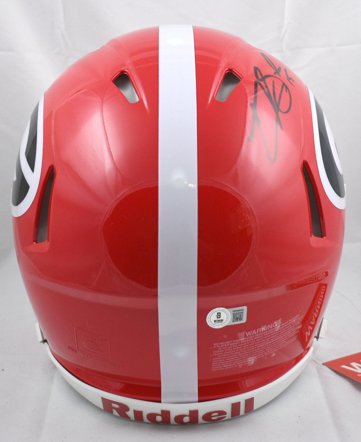 Carson Beck Signed Georgia Bulldogs F/S Speed Authentic Helmet- Beckett W Holo