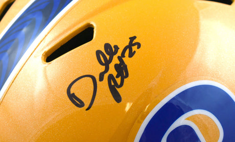 Darrelle Revis Autographed Pittsburgh Panthers F/S Speed Helmet- Beckett W Holo