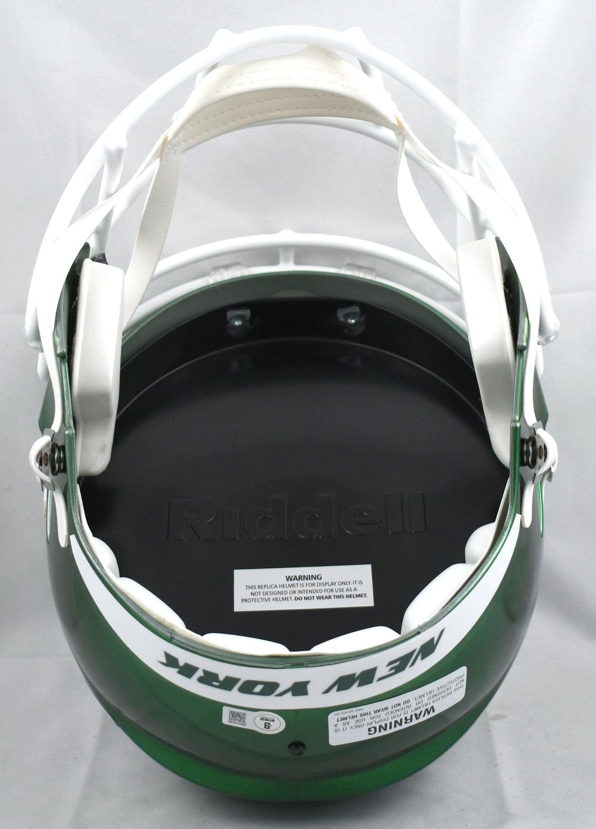 Malachi Corley Autographed New York Jets F/S Speed Helmet - Beckett W Hologram