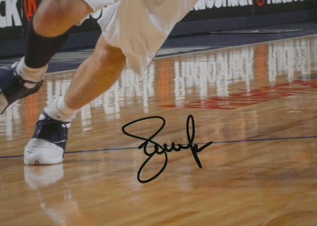 Steve Nash Autographed Dallas Mavericks 16x20 Drive Photo - Beckett W Hologram