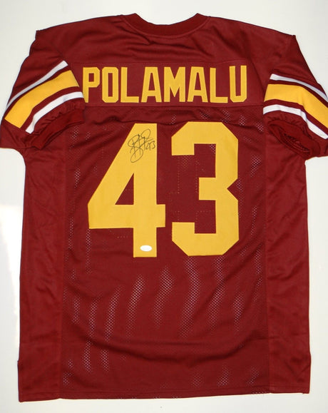 Troy Polamalu Signed / Autographed Maroon Jersey- JSA W Authenticated Image 1