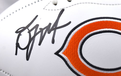 D.J. Moore Autographed Chicago Bears Logo Football - Beckett W Hologram *Bold