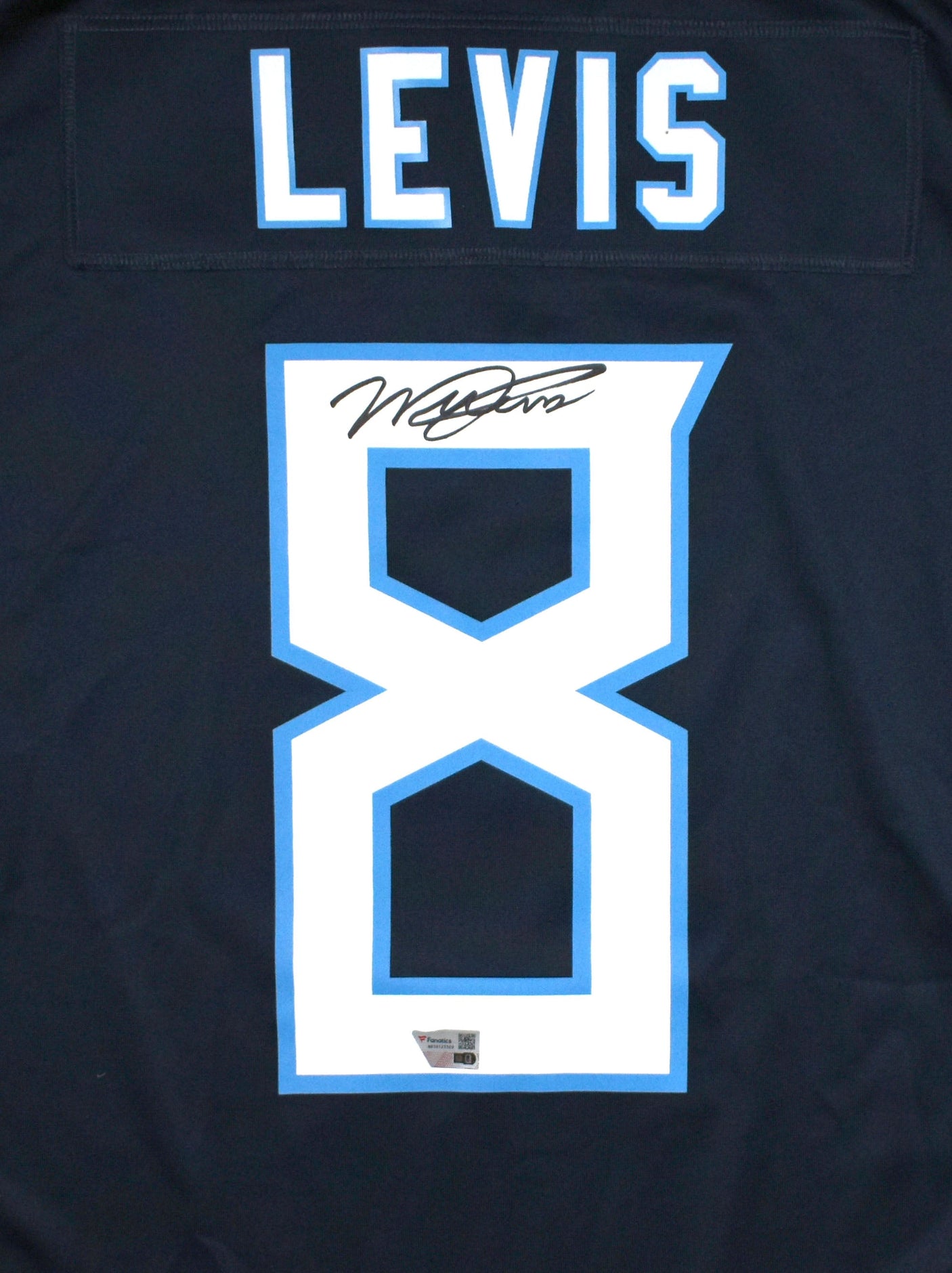 Will Levis Autographed Tennessee Titans Nike Blue Game Jersey - Fanatics *Black