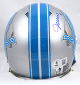 Jameson Williams Detroit Lions 2024 Speed Mini Helmet - Beckett W Hologram *Blue