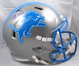 Sam LaPorta Autographed Detroit Lions F/S 2024 Speed Helmet - Beckett W Hologram