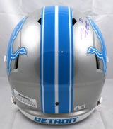 Sam LaPorta Autographed Detroit Lions F/S 2024 Speed Helmet - Beckett W Hologram