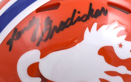 Randy Gradishar Signed Broncos 1966 Speed Mini Helmet w/ HOF- Beckett W Hologram