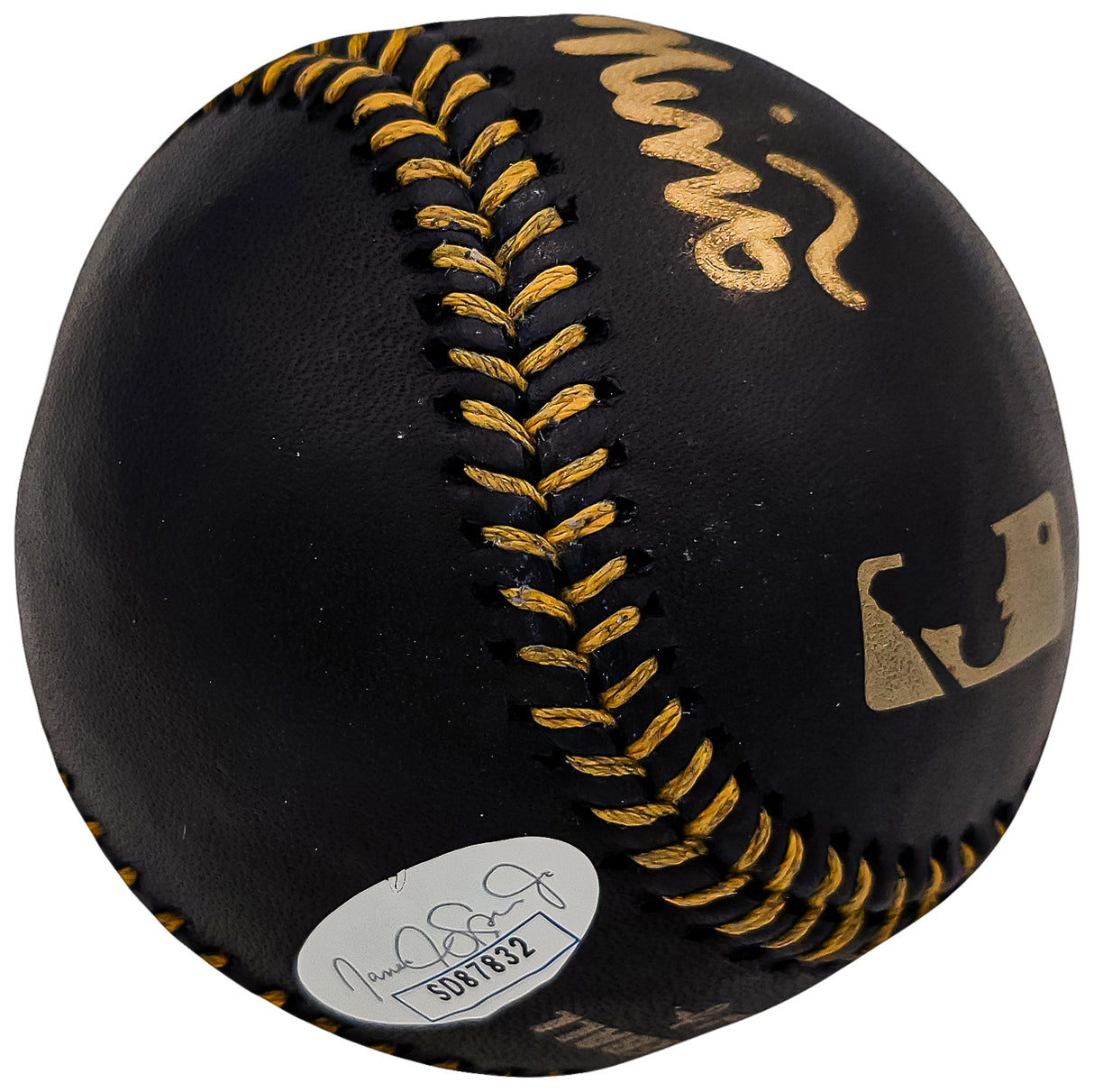 Fernando Tatis Jr. Autographed Official Black MLB Baseball San Diego Padres In Gold "El Nino" JSA Stock #202006