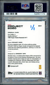 Ken Griffey Jr. Autographed Topps Project 2020 Gregory Siff Card #231 Seattle Mariners "10x GG" #1/1 PSA/DNA #52451173