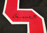 Ohio State Buckeyes Garrett Wilson Autographed Black Jersey Beckett BAS Stock #201973