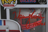 Warren Moon Autographed Houston Oilers Funko Pop #263 - Beckett W Hologram *Red