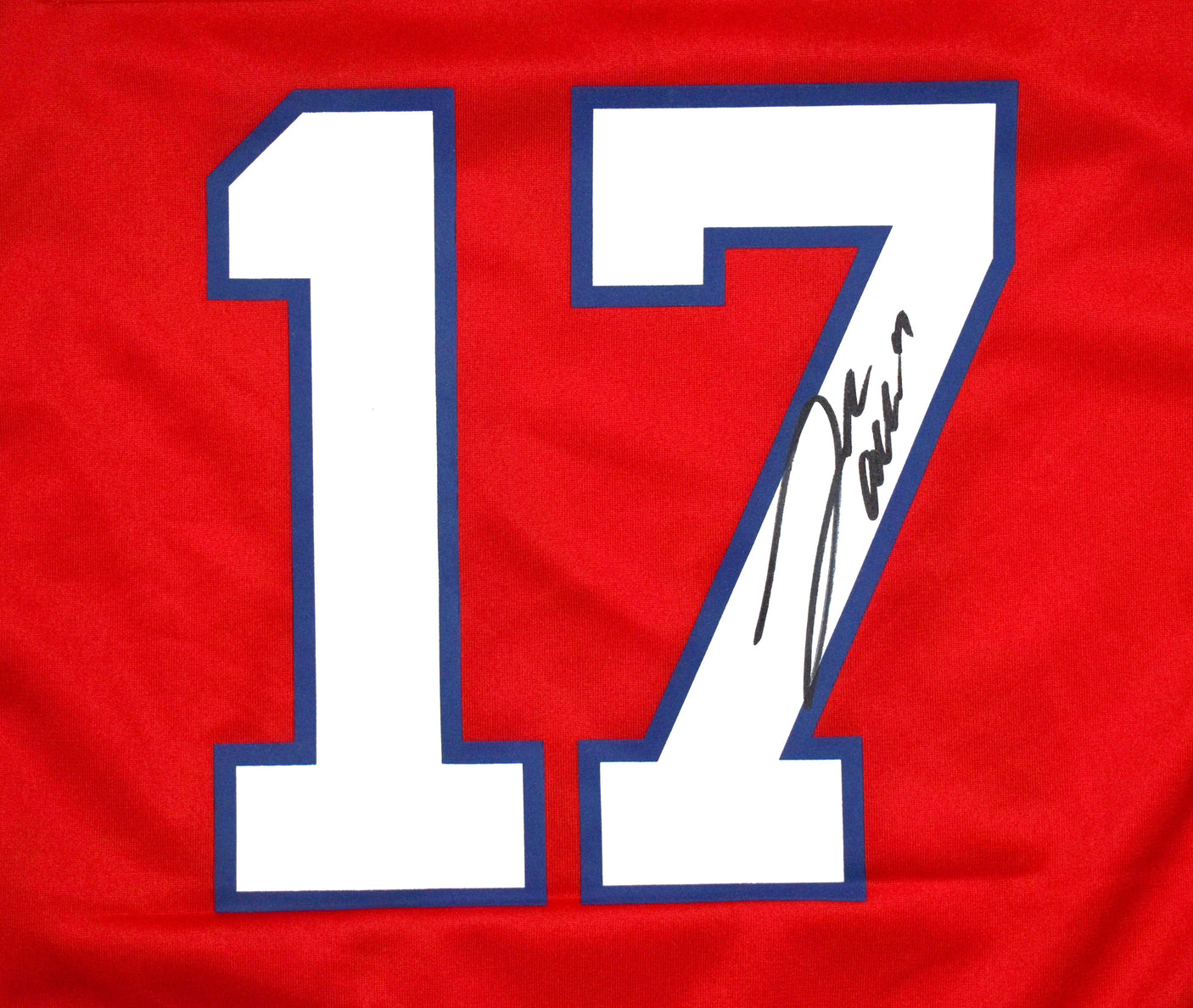 Josh Allen Autographed Buffalo Bills Red Nike Game Jersey- Beckett W Hologram