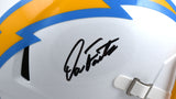 Dan Fouts Autographed Chargers 2020 F/S Speed Helmet - Beckett W Hologram *Black