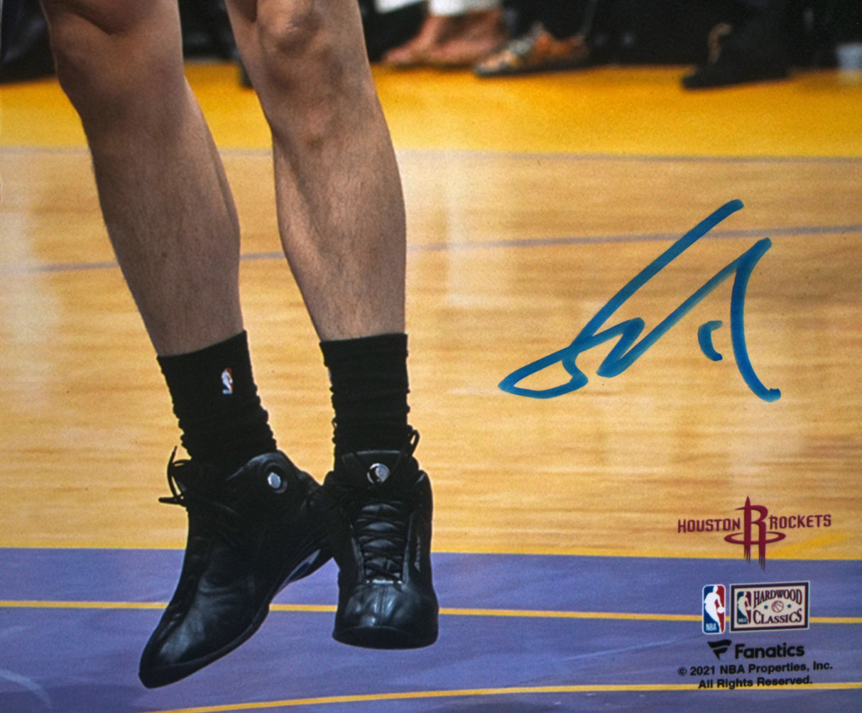 Yao Ming Autographed Houston Rockets 16x20 Block Photo - Beckett W Holo *Blue