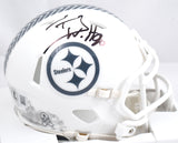 TJ Watt Signed Pittsburgh Steelers Salute 2024 Speed Mini Helmet- Beckett W Holo