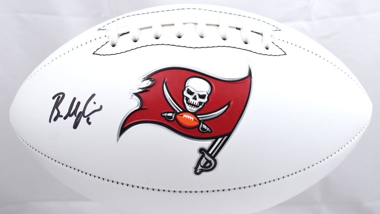 Baker Mayfield Autographed Buccaneers Logo Football - Beckett W Hologram *Black