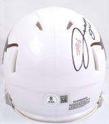 Joseph Ossai Autographed Texas Longhorns Speed Mini Helmet - Beckett W Hologram