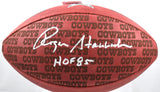 Roger Staubach Signed Cowboys Showcase Duke Football w/HOF - Beckett W Hologram