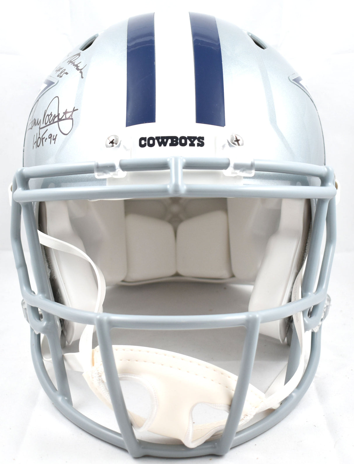 Staubach Dorsett Pearson Signed Cowboys F/S Speed Authentic Helmet - Beckett W